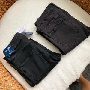 Bogo Hollister High-Rise Black Jean Leggings NWT